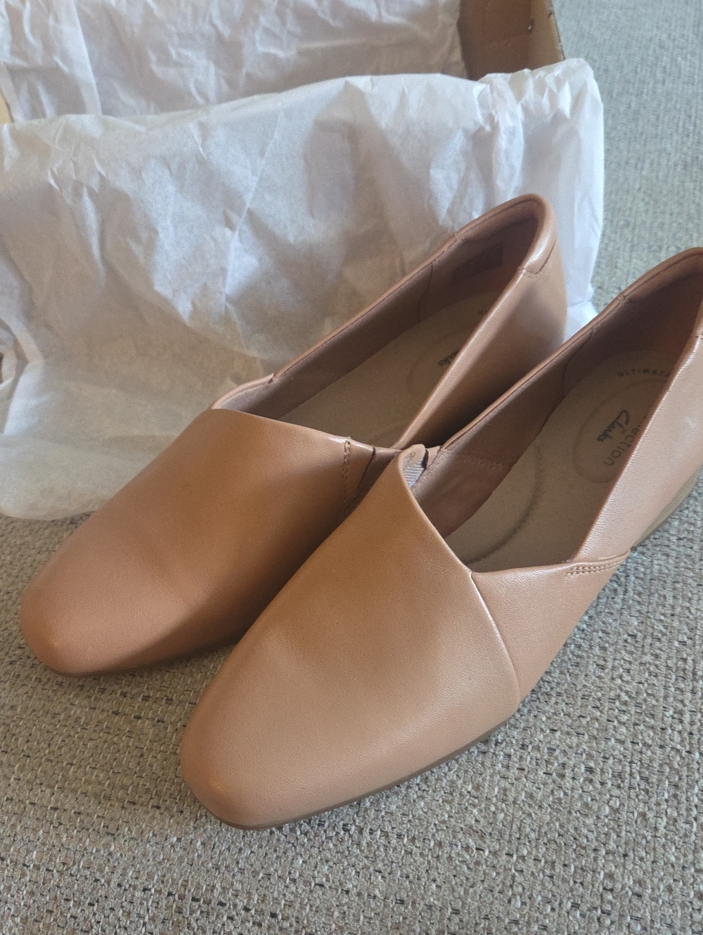 Clarks Women's Juliet Palm Praline 9 NIB